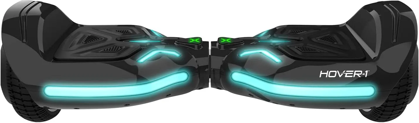 Hover-1 Superfly Electric Hoverboard - 7MPH Top Speed, 6 Mile Range, Long Lasting Li-Ion Battery - 5HR Full Charge, Built-In Bluetooth Speaker - Rider Modes: Beginner to Expert Self Balancing Scooter