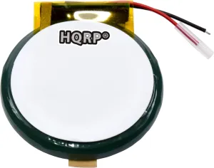 HQRP Battery  Wires Compatible with PD3032 Garmin Forerunner 110 210 210W Approach S1 S1W S2 S3 S4 GPS Watch 3.7V 500mAh 361-00047-00 361-00064-00