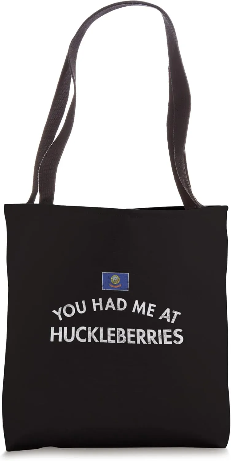 Huckleberries Idaho Boise Blueberries Ice Cream Soda Jam Pie Tote Bag