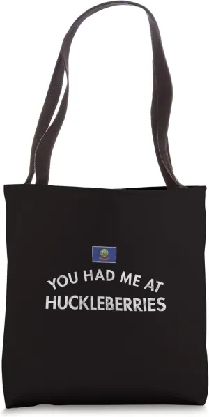 Huckleberries Idaho Boise Blueberries Ice Cream Soda Jam Pie Tote Bag