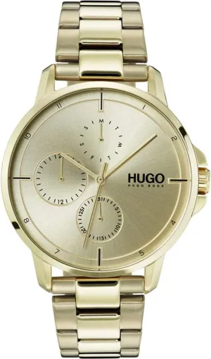 HUGO Men's #Focus 42mm Quartz Multifunction Watch | Water Resistant | Premium Fashion Timepiece for All Occasions