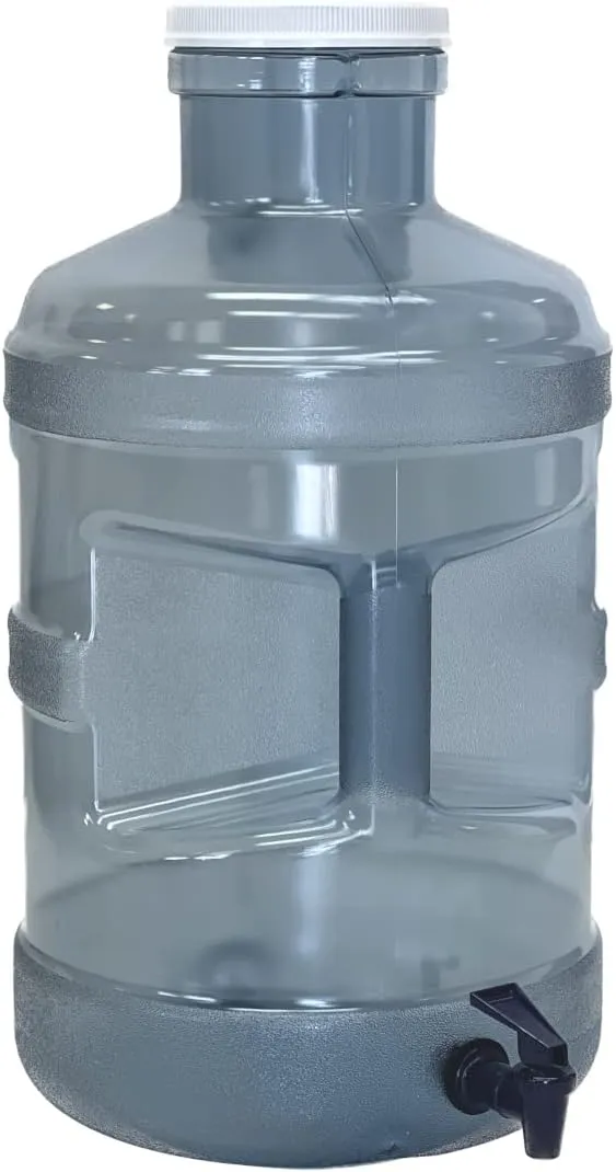 Hydro Bottles 5 Gallon Wide-Mouth Water Jug with Tomlinson Spout, USA Made