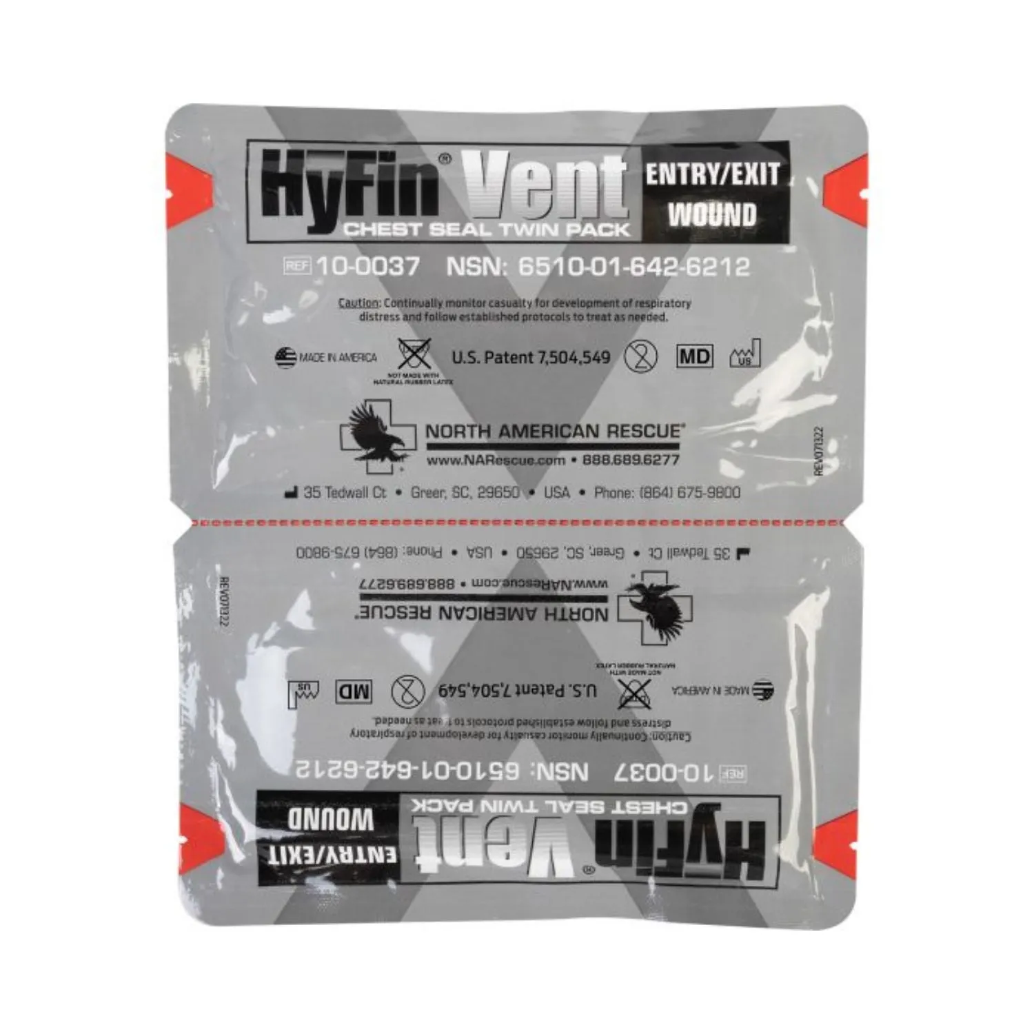Hyfin Vent Chest Seal Twin Pack