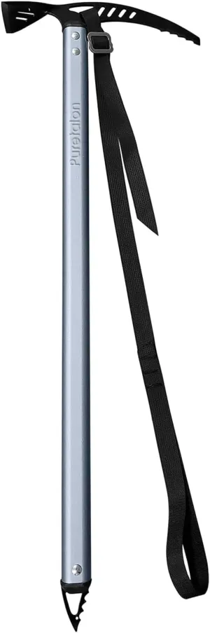 Ice Axes for Mountaineering - Camping Ice Axe Walking Pick for Camping Aluminum Alloy Mountaineering Axe Glacier Climbing Tool Lightweight Design,27.5 Inches