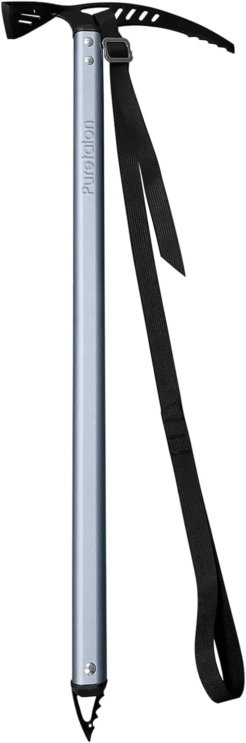 Ice Axes for Mountaineering - Camping Ice Axe Walking Pick for Camping Aluminum Alloy Mountaineering Axe Glacier Climbing Tool Lightweight Design,27.5 Inches