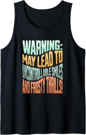 ice cross downhiller snow alpine sledding Ice Cross Downhill Tank Top