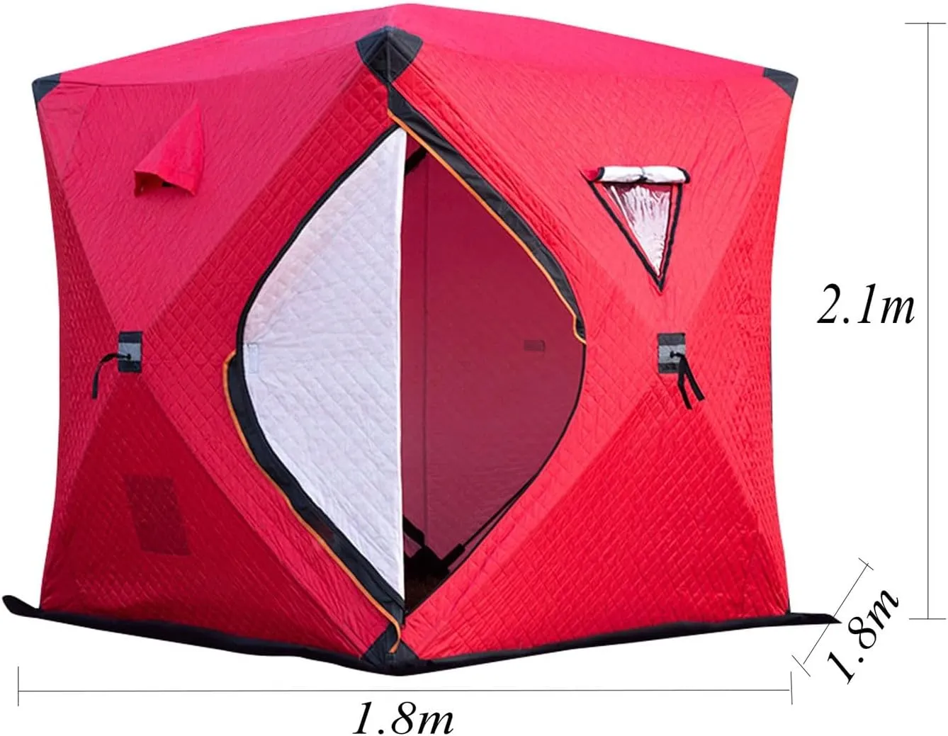 ice Fishing Tent ice Fishing shelter Insulated Portable Ice Fishing Tent, Outdoor Multi-Person Cold and Warm Automatic Tent(Color:5)