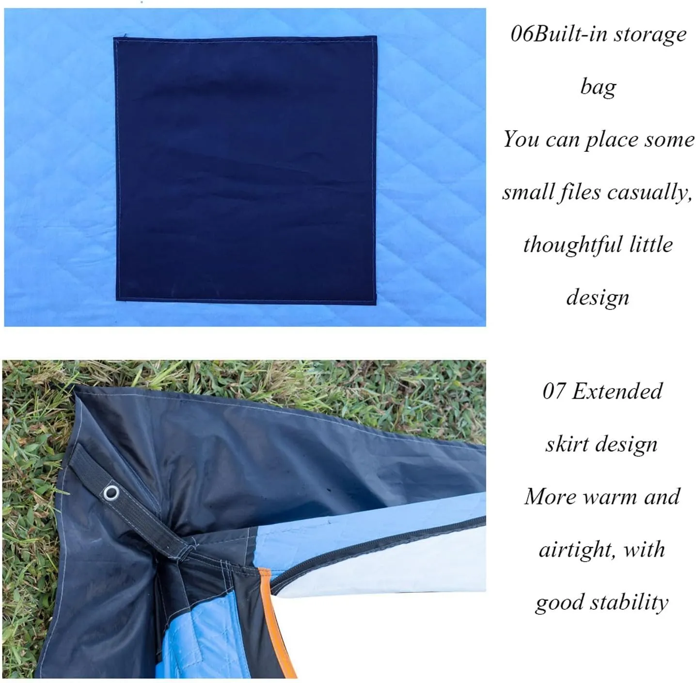 ice Fishing Tent ice Fishing shelter Insulated Portable Ice Fishing Tent, Outdoor Multi-Person Cold and Warm Automatic Tent(Color:5)