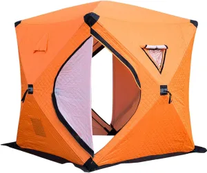 ice Fishing Tent ice Fishing shelter Insulated Portable Ice Fishing Tent, Outdoor Multi-Person Cold and Warm Automatic Tent(Color:5)