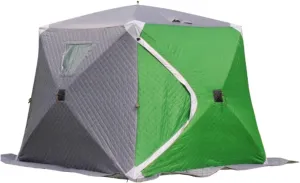 ice Fishing Tent ice Fishing shelter Insulated Winter Outdoor Thickened, Warm, Windproof, Snow and Ice Fishing Tent for 2-3 People, Portable and Free of Installation(Color:2)