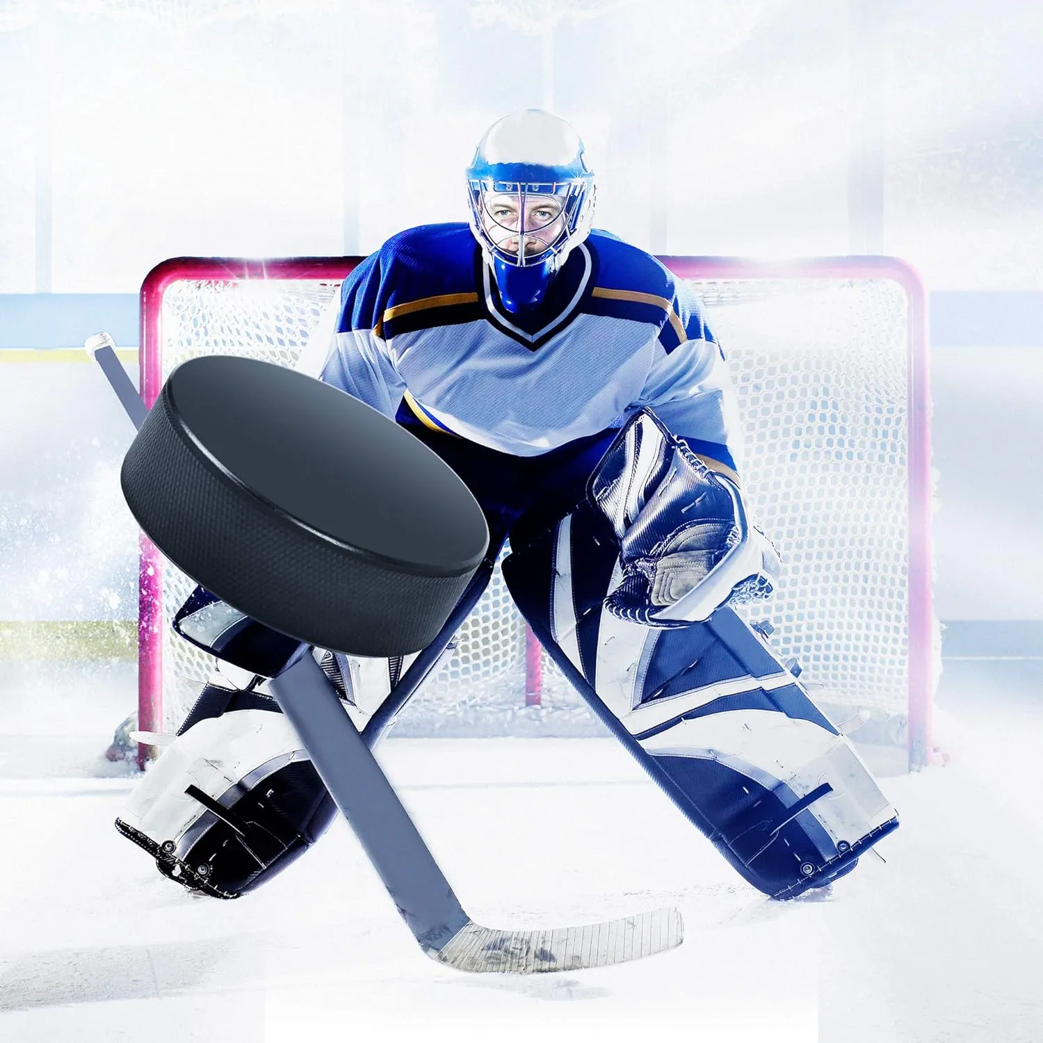 Ice Hockey Pucks for Practicing and Classic Training 1/4/6 Pcs