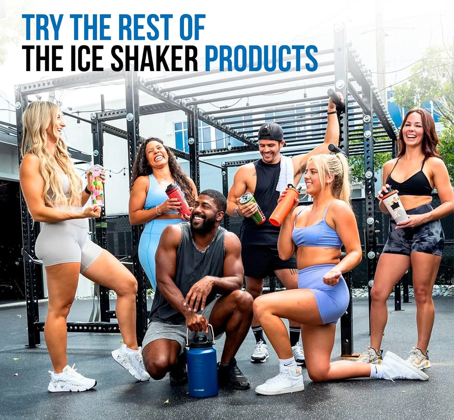 Ice Shaker Insulated Stainless Steel Half Gallon Water Jug | 64 oz, Wisteria | Stays Cold for 60  Hours | Multi-purpose lid | Odor-Free Outdoor Water Jug for Sports, Camping, Hiking, Working Out
