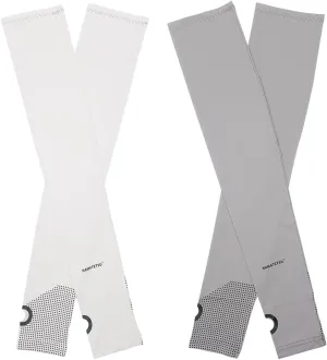 Ice Silk Cooling Sun Protection UPF50 UV-resistance Compression Arm Sleeves Warmer Covers Thumb Hole