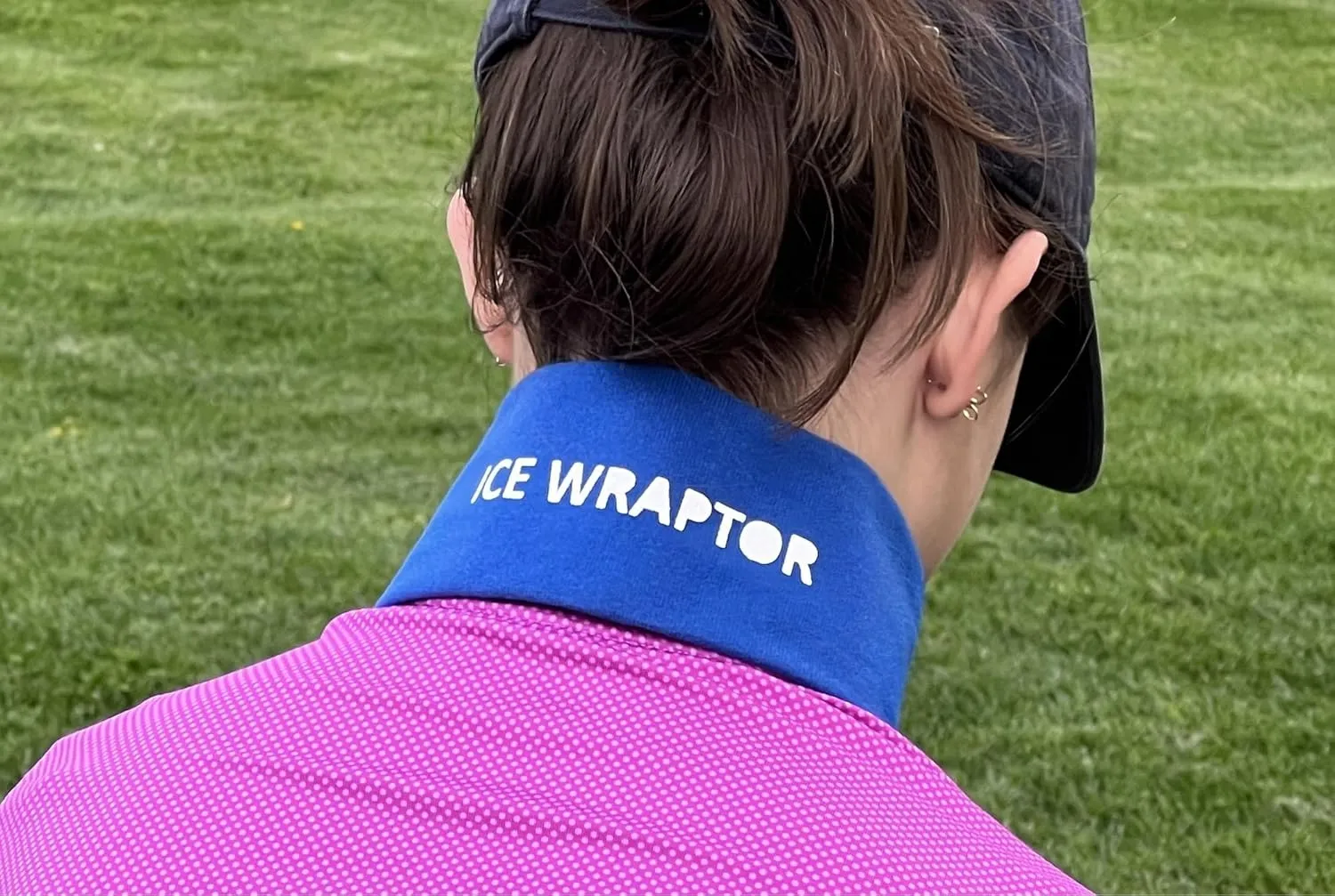 Ice Wraptor Bandana   6 inserts:Just Add Water & freeze. Keep Neck, Head, oints Cool. Portable Ice Therapy for Pain Relief.Adjustable, Lightweight Comfortable- w/ 6 2.5"x15" Reusable Cryosheet Inserts