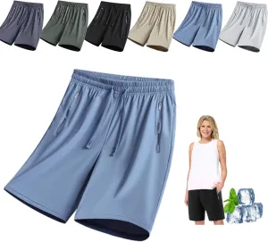 Iced Active Shorts for Senior Women, IcedActive Women's Ice Silk Shorts Over 50