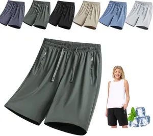Iced Active Shorts for Senior Women, IcedActive Women's Ice Silk Shorts Over 50