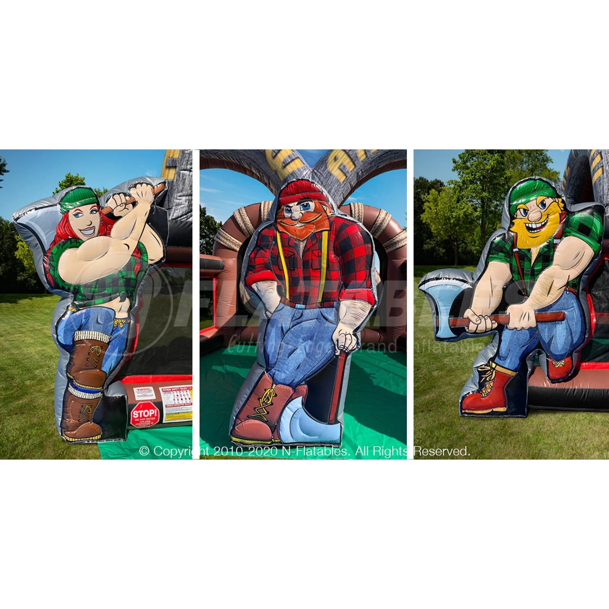 Inflatable Lumberjack Axe Throw (Double)