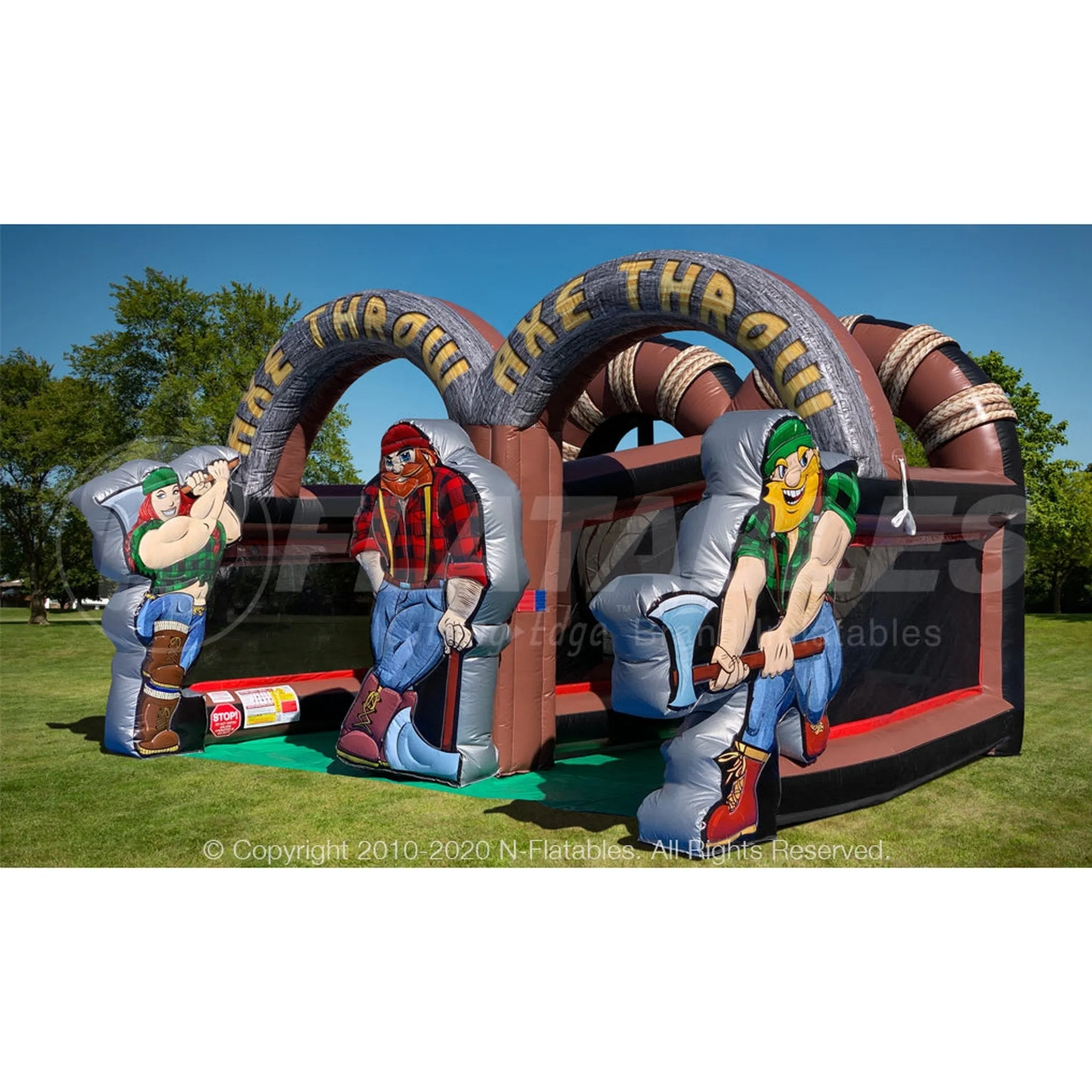 Inflatable Lumberjack Axe Throw (Double)