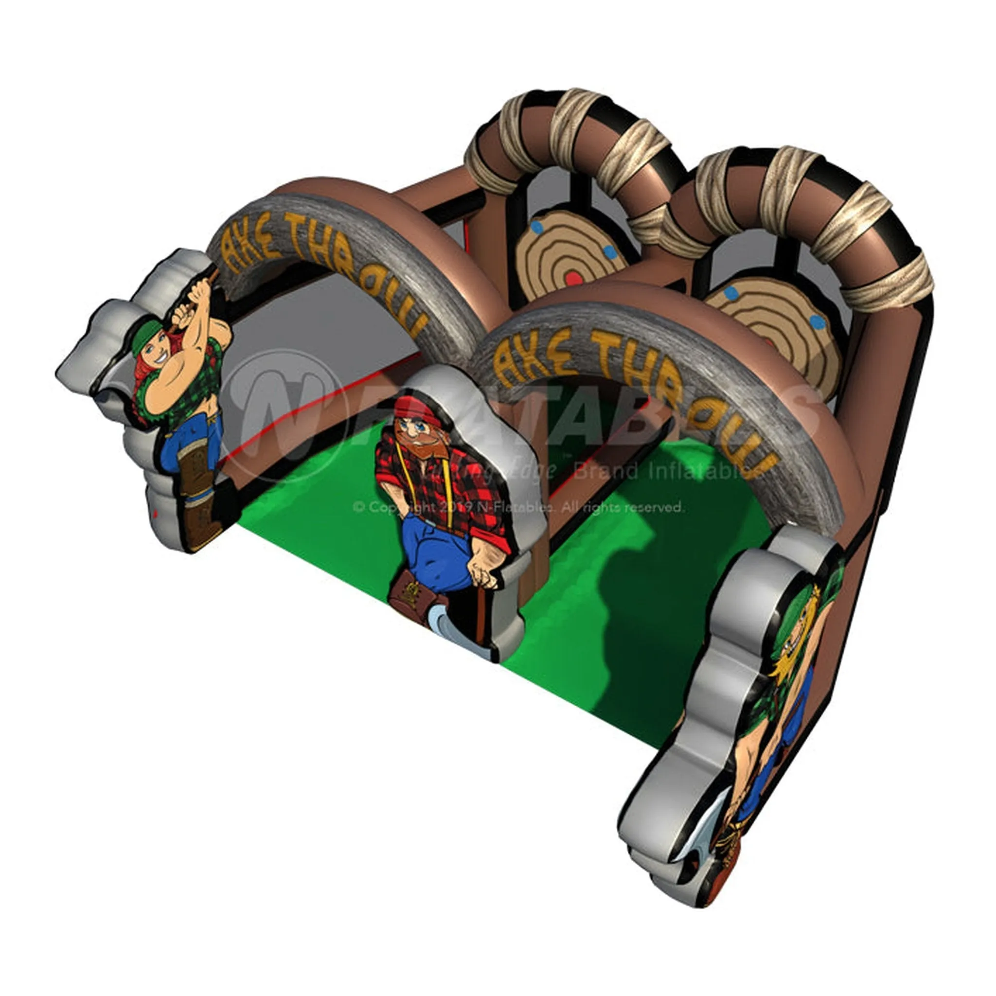 Inflatable Lumberjack Axe Throw (Double)