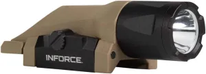 Inforce WML Gen 3 LED Weapon Light, White/IR LED, 450 Lumens, Black, IF71013 (Dark Earth)