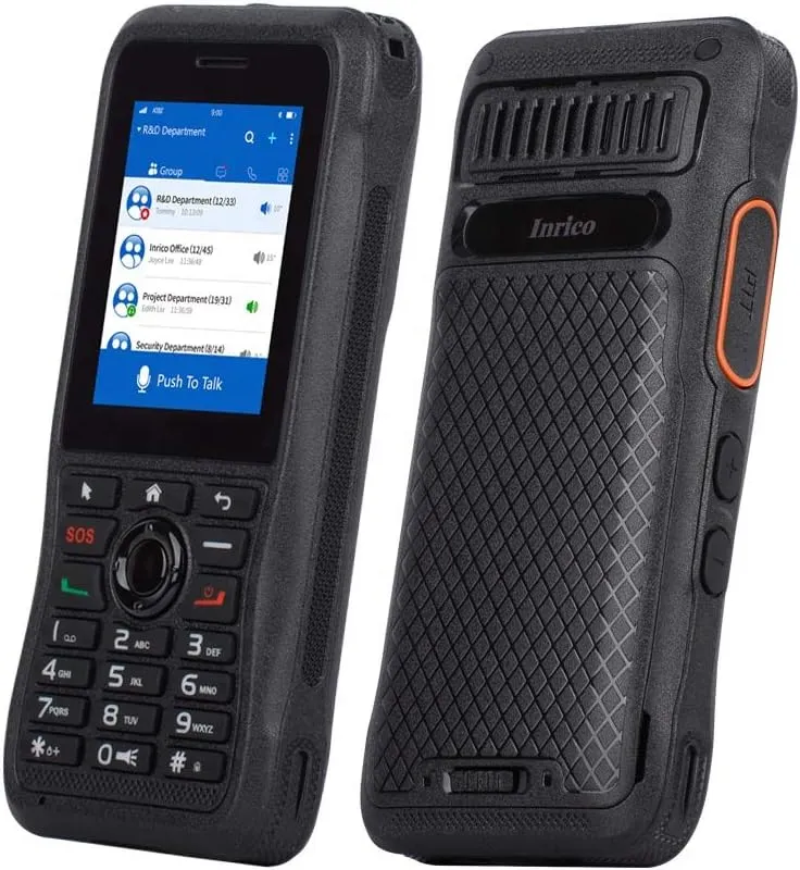 Inrico T310 Rugged 4G Poc WiFi Radio with 2.4 inch Small keypad PTT Network Two Way Radio Without Camera Work with Real PTT ZELLO