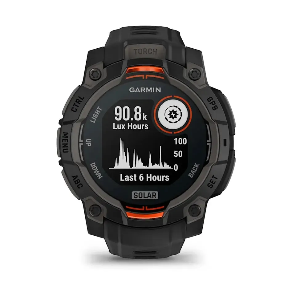 Instinct 3 – 45 mm | Solar - Black with Black Band