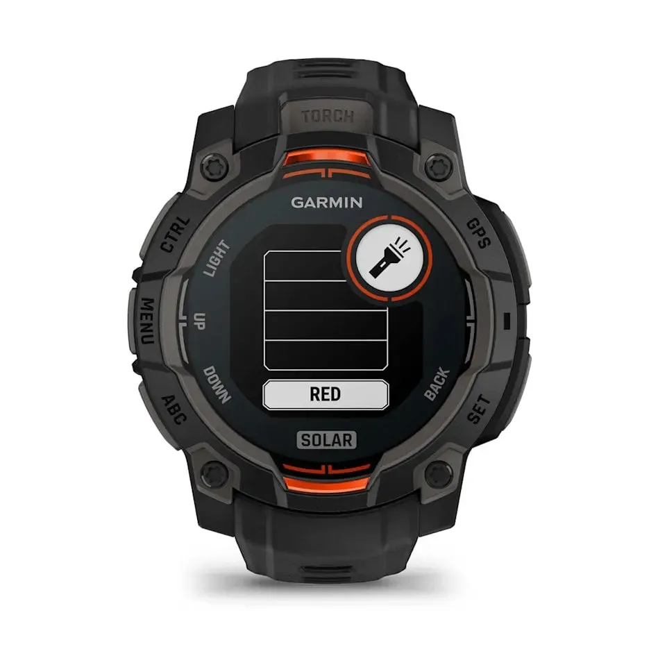 Instinct 3 – 45 mm | Solar - Black with Black Band