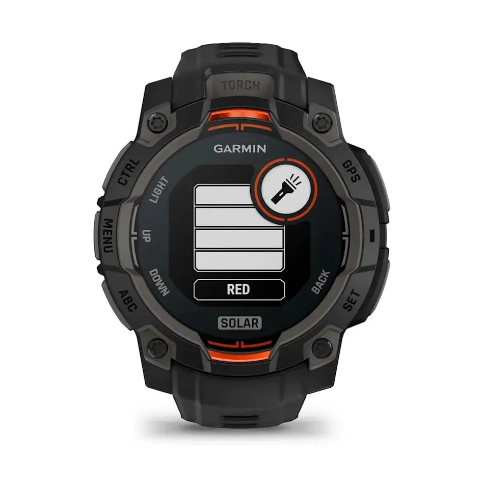 Instinct 3 – 45 mm | Solar - Black with Black Band