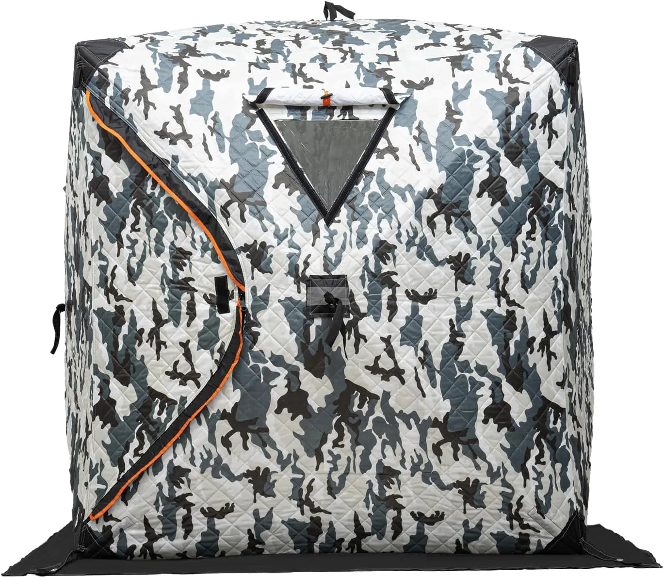 Insulated Ice Fishing Shelter, Waterproof Portable Ice Fishing Tent, Fishing Shelter, Thermal Ice Fishing Shanty with Carrying Bag, 1-2 Person Insulated for Ice Fishing Winter Fishing