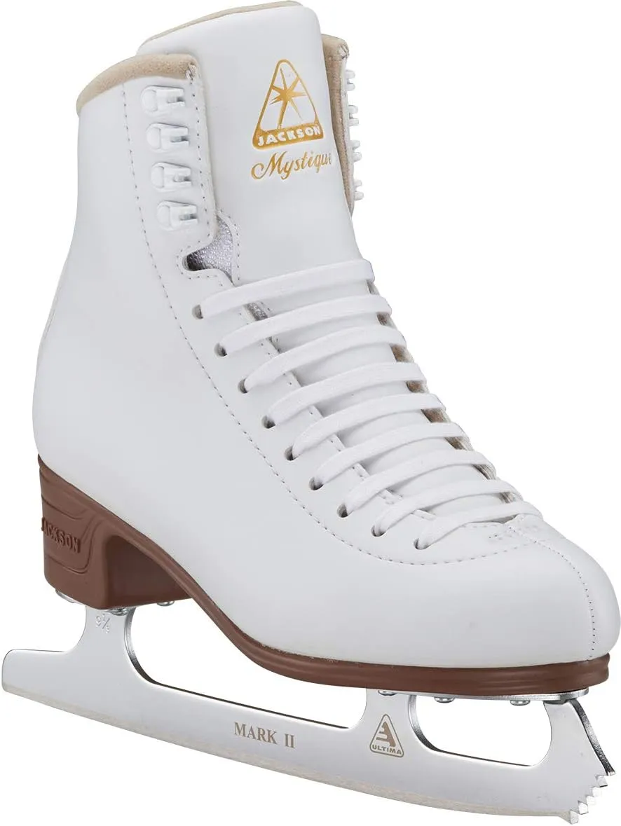 Jackson Ultima Mystique Figure Ice Skates for Women and Girls Bundle with Guardog Skate Guards