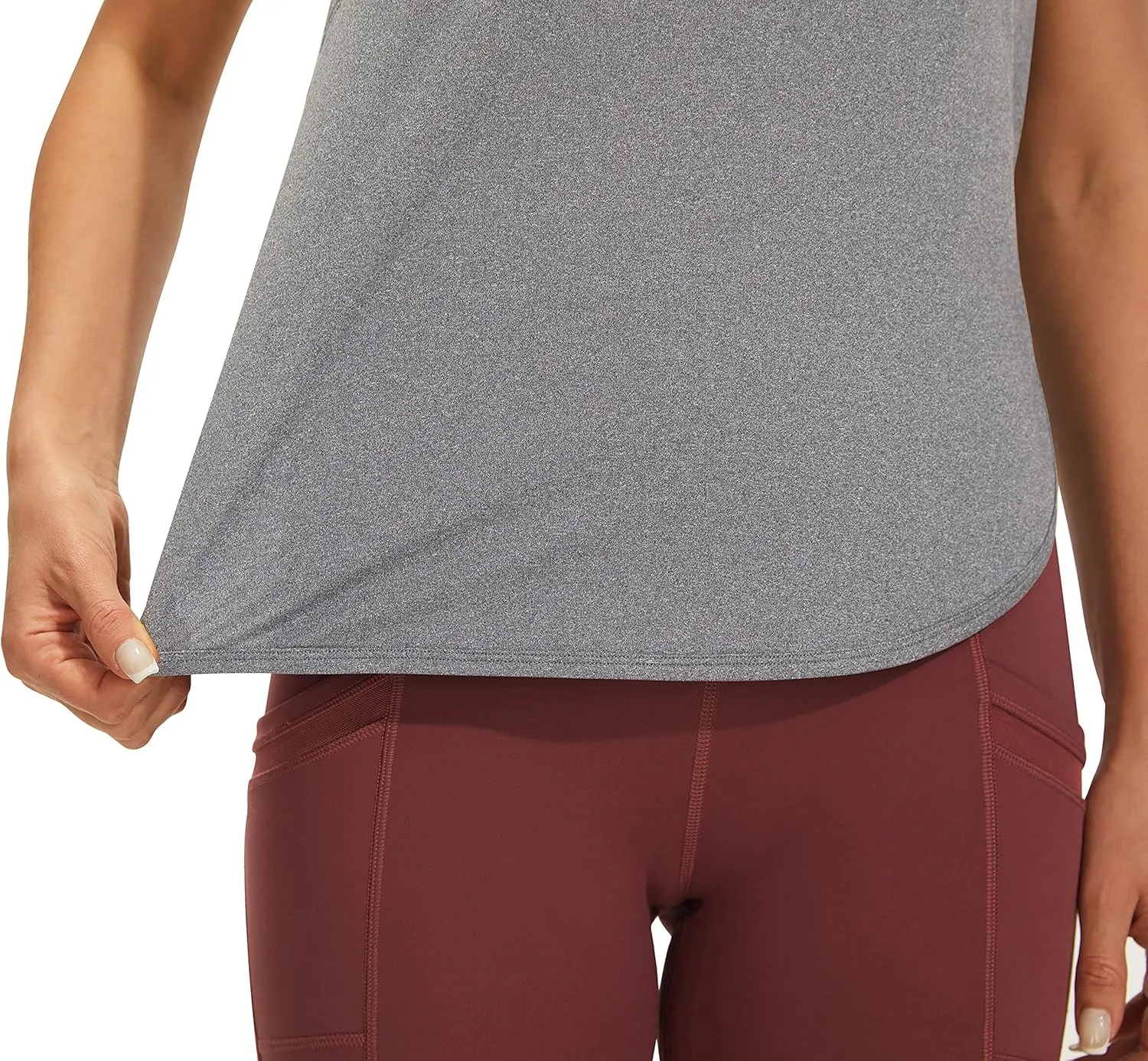 JOYSPELS Ice Silk Workout Tank Tops for Women Cool-Dry Sleeveless Loose Fit Yoga Shirts Athletic