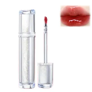 Judy Doll Lip Gloss, Judy Doll Ice Watery Lip Gloss, Judy Doll Lip Gloss Clear, Jelly Moisturizing Light Nonstick Tinted (07#)