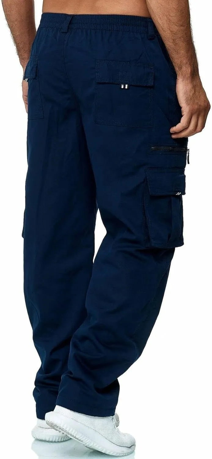 Julidostore Stretchmotions - Super Stretch Ice-Silk Comfort Cargo Pants Multi Pockets Outdoor Lightweight Hiking Jogger