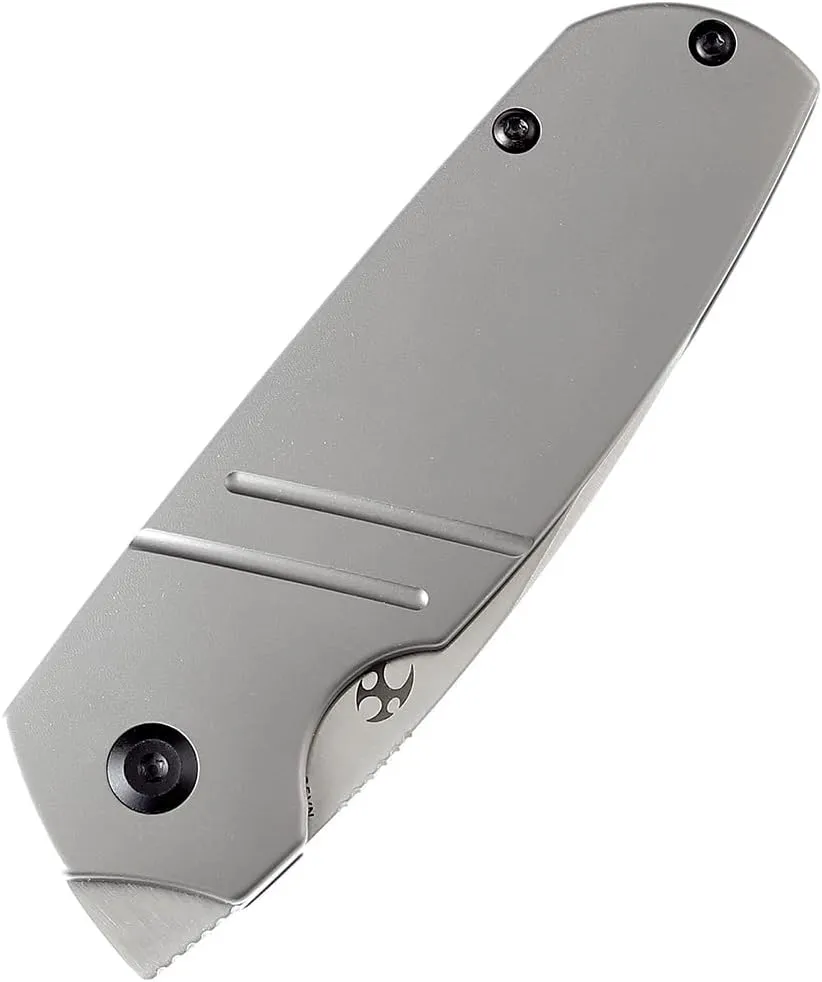 KANSEPT Turaco Pocket Folding Knives for Men EDC Camping Folding Knife 2.85'' CPM-S35VN Material Pocket Folding Knife with Bronze Anodized Titanium Handle Everyday Carry K2049A1