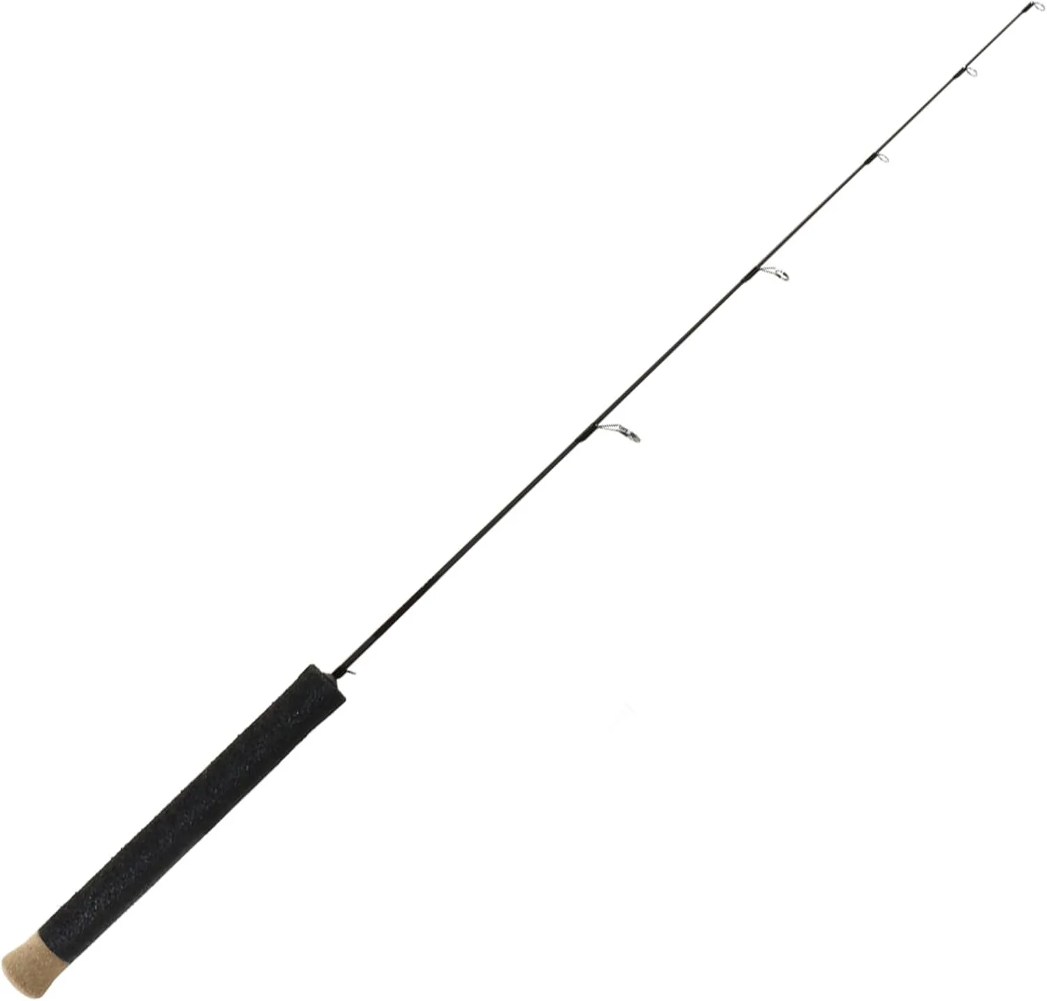 Katana Medium Heavy Ice Fishing Rod – Solid 30T Graphite Carbon Blank, Lightweight Tsuka Handle, Oversized Fly Guides, Power & Sensitivity for Big Winter Catches
