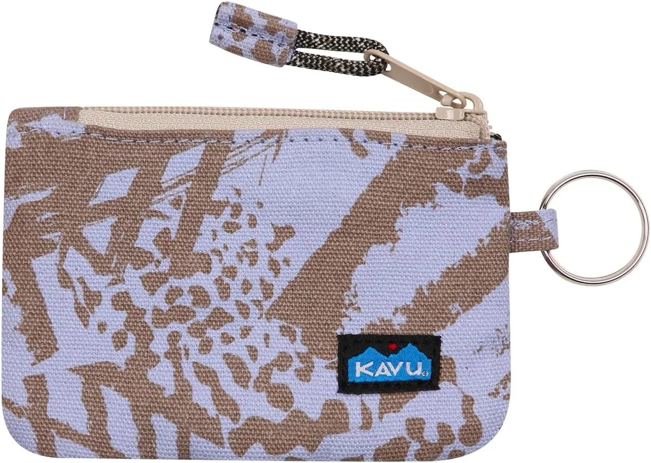 KAVU Stirling Double Sided Slim Cotton Canvas Zip Wallet