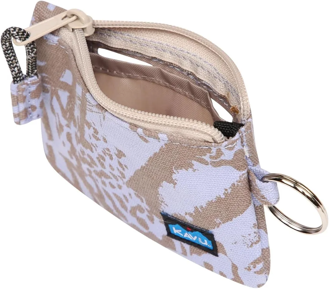 KAVU Stirling Double Sided Slim Cotton Canvas Zip Wallet