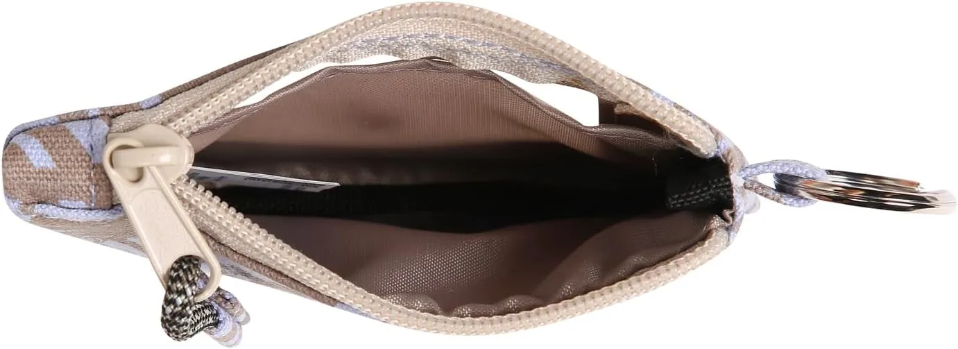 KAVU Stirling Double Sided Slim Cotton Canvas Zip Wallet