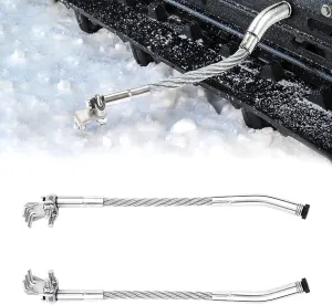 KEMIMOTO Snowmobile Ice Scratcher Kit 2Pcs Compatible with Polaris Arctic Cat Ski-doo Reverse and Non-Reverse Gear Equipped Universal Snowmobiles Scratchers with Claw Replacement Accessories 1 Set