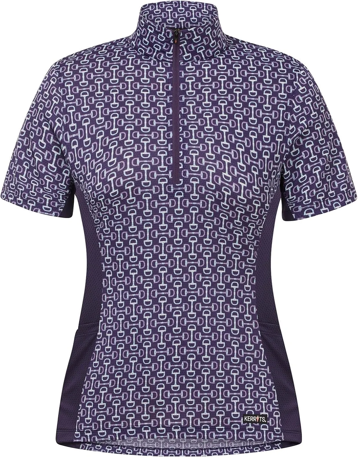 Kerrits Women's Breeze Ice Fil Short Sleeve Horse Riding Shirt – Ultra-Lightweight Cooling Equestrian Top, Great for Summer