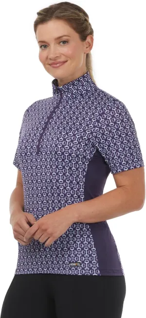 Kerrits Women's Breeze Ice Fil Short Sleeve Horse Riding Shirt – Ultra-Lightweight Cooling Equestrian Top, Great for Summer
