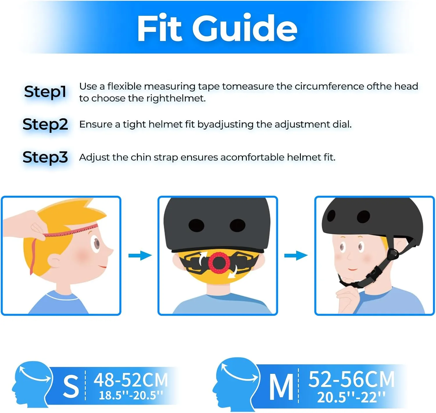 Kids Youth Bike Helmet - Lightweight and Safe Helmet for Boys and Girls Toddler, Adjustable Multi-Sport Helmets for Skateboard Skate Scooter