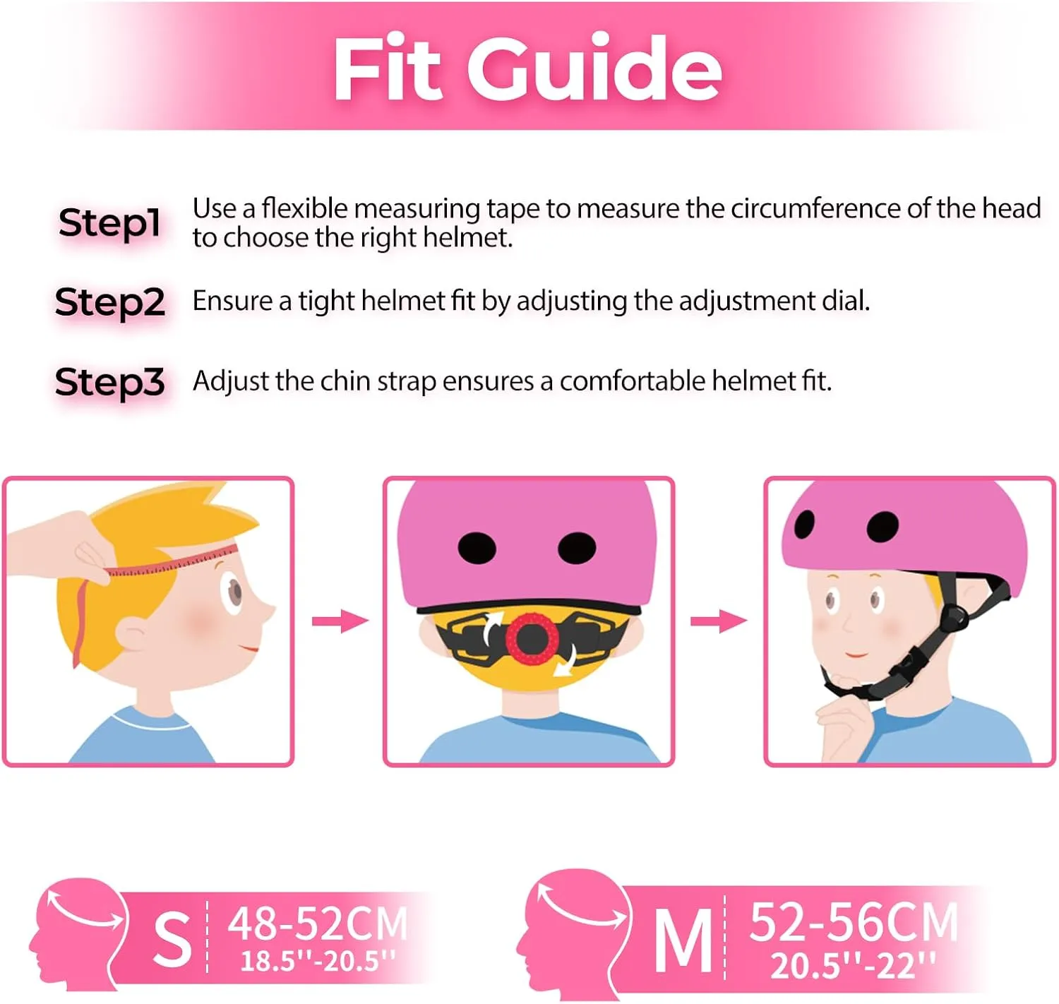 Kids Youth Bike Helmet - Lightweight and Safe Helmet for Boys and Girls Toddler, Adjustable Multi-Sport Helmets for Skateboard Skate Scooter