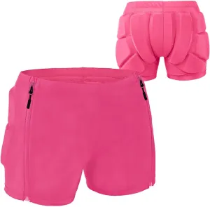 Kids Zip-on Zip-Off Padded Shorts for Snowboard Ski Figure Skating, Children Youth 3D HIPS Pants Proteciton for Tailbone&Butt
