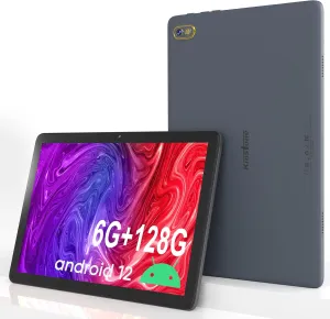Kinstone Android 12 Tablet - 10 Inch, 6GB RAM   128GB ROM, 1TB Expanded, 5G Wi-Fi, 5MP Camera, 6000mAh Battery, Gaming Tablet, 1280 * 800 IPS Screen
