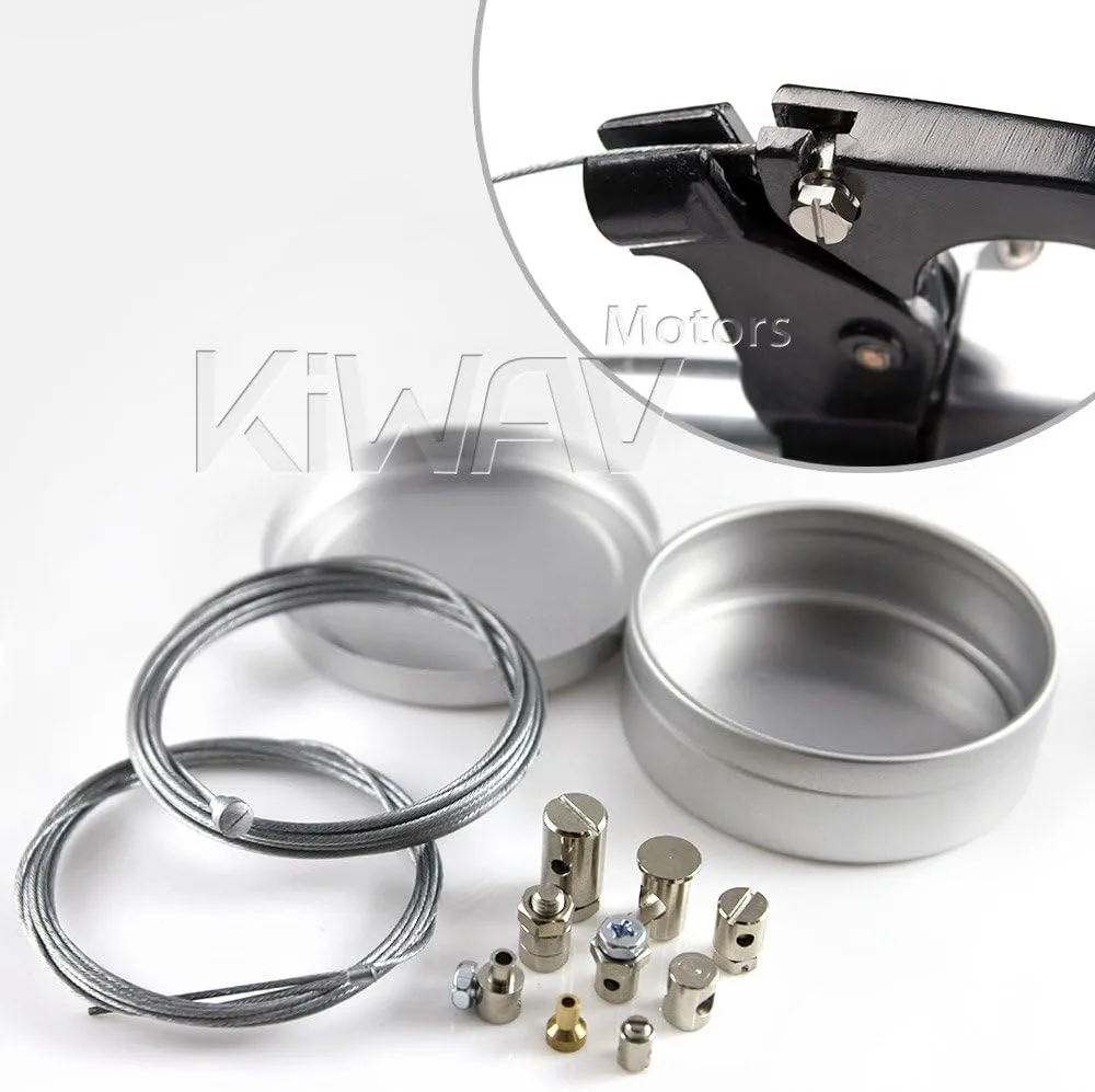 [KiWAV] Compatible/Replacement for Universal Motorcycle Emergency Throttle Cable Repair Kit, Honda, Yamaha, Kawasaki, Suzuki, Scooter, Motocross Models