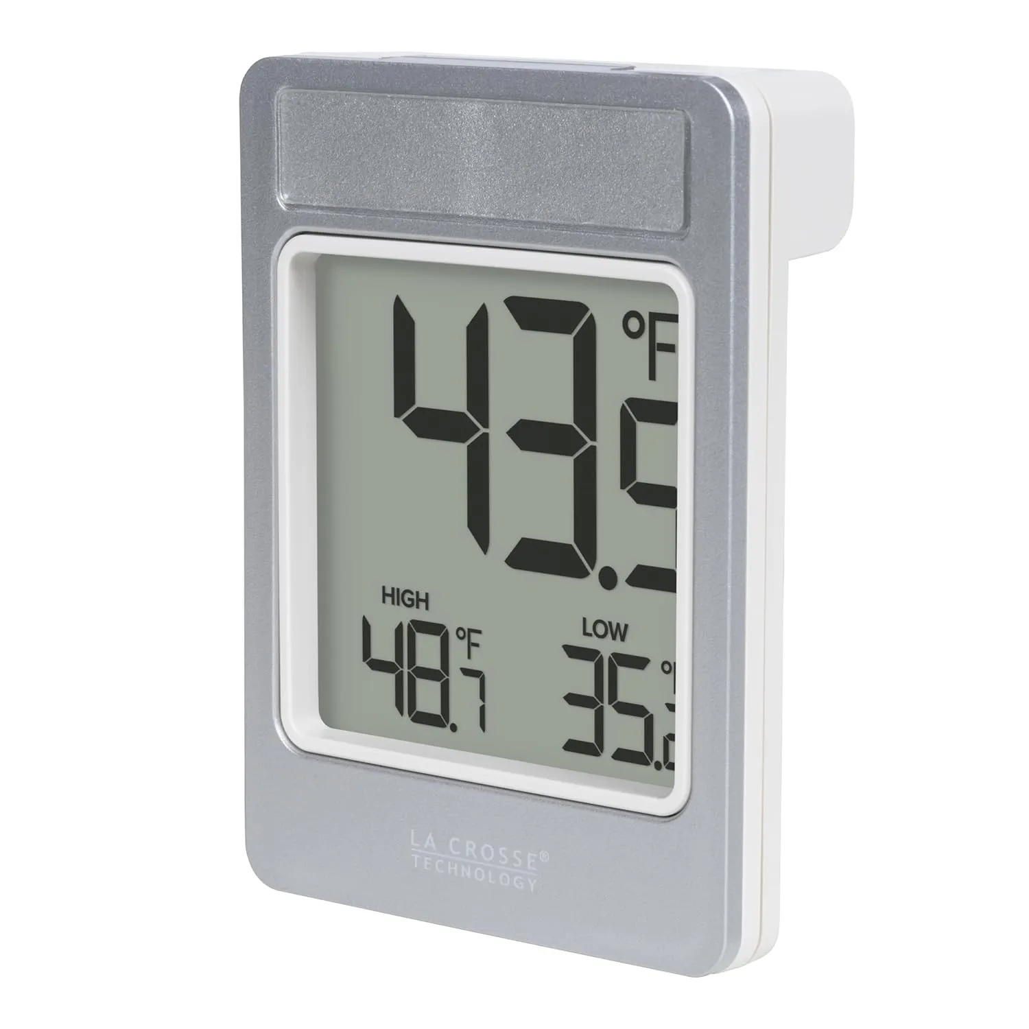 La Crosse Technology 314-519 Digital Window Battery Operated Thermometer with Daily Records