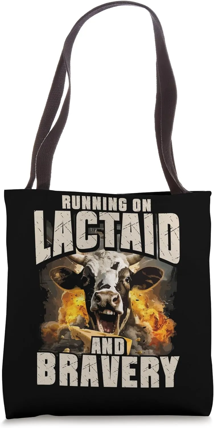 Lactose Friendly Digestive Health Lactose Tolerant Milk Tote Bag