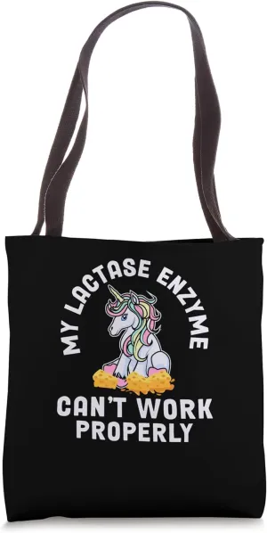 Lactose Intolerance Dairy Product Milk Allergy Cheese Yogurt Tote Bag