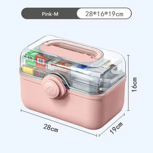 Large Capacity Medicine Organiser Box – Modern Eco-Friendly First Aid Storage